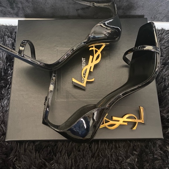 SOLD Saint Laurent- Opyum 110mm YSL heel sandals - Picture 12 of 14